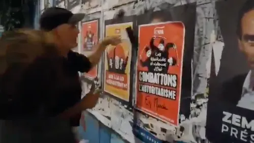 Bordeaux : Quand Poutou s’amuse à recouvrir Zemmour